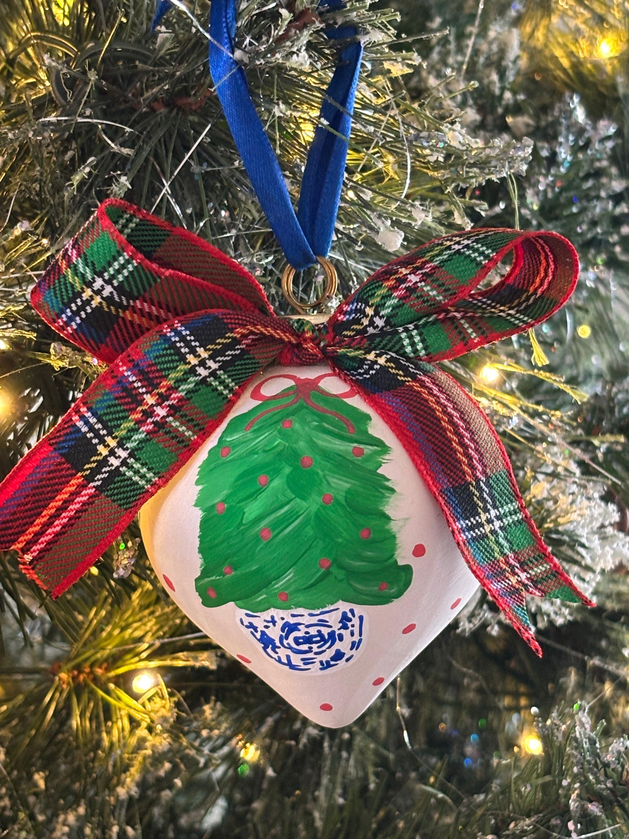 Hand Painted Christmas Ornament