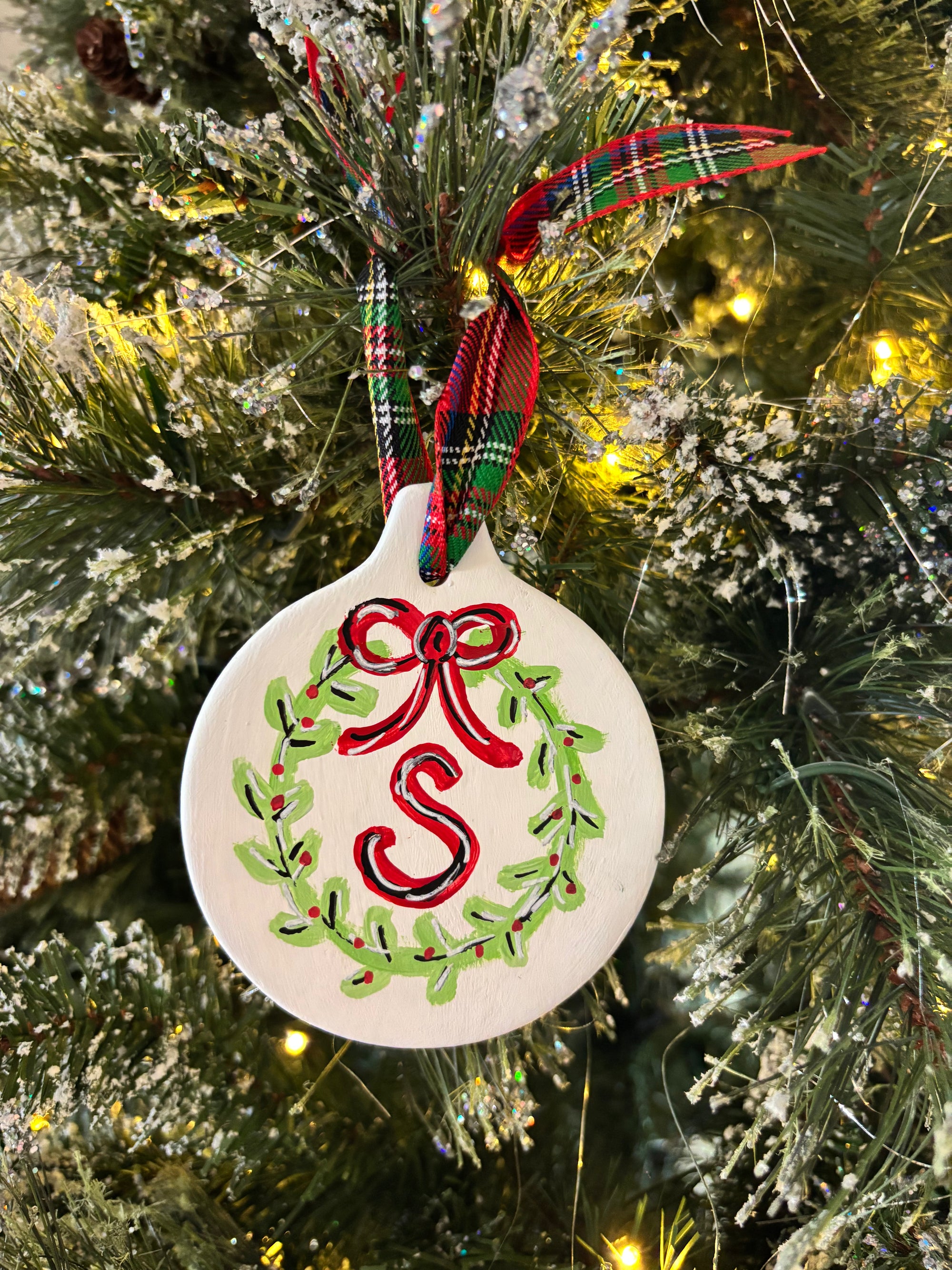 Hand Painted Christmas Ornament