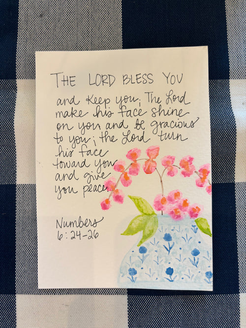 Hand Painted Scripture Prints