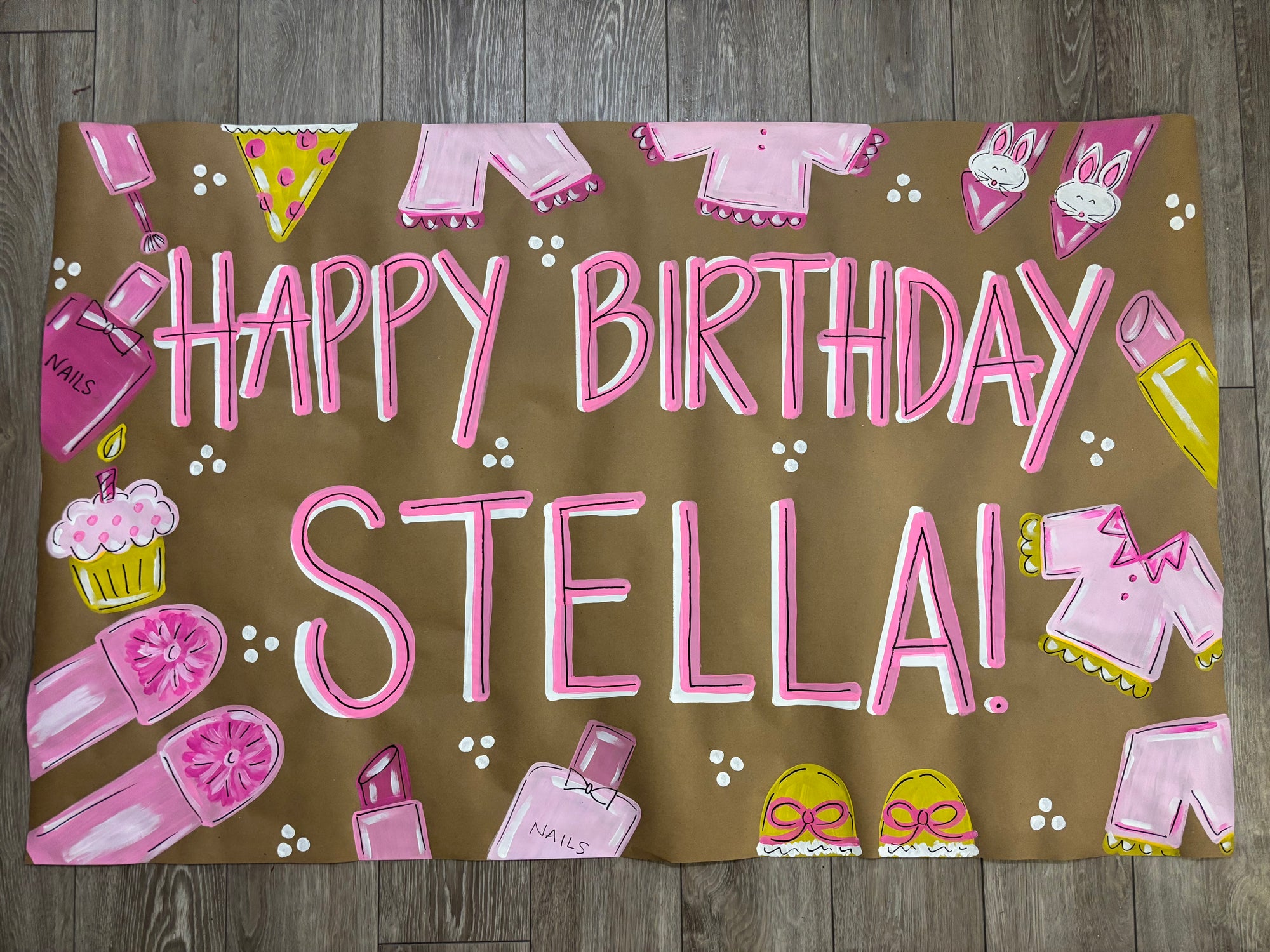 Custom Hand Painted Banner