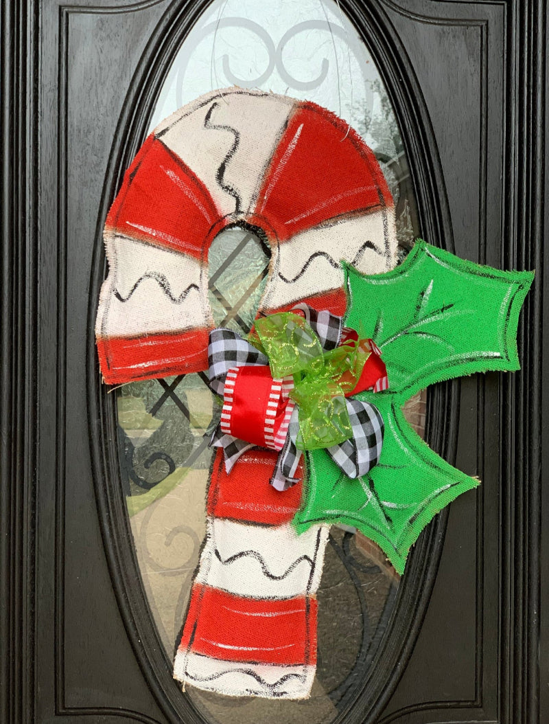 Candy Cane Doorhanger