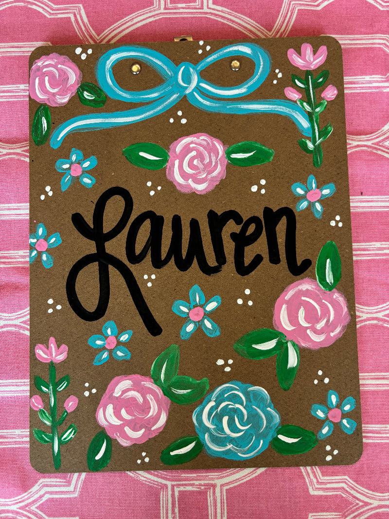 Hand-Painted Clipboards