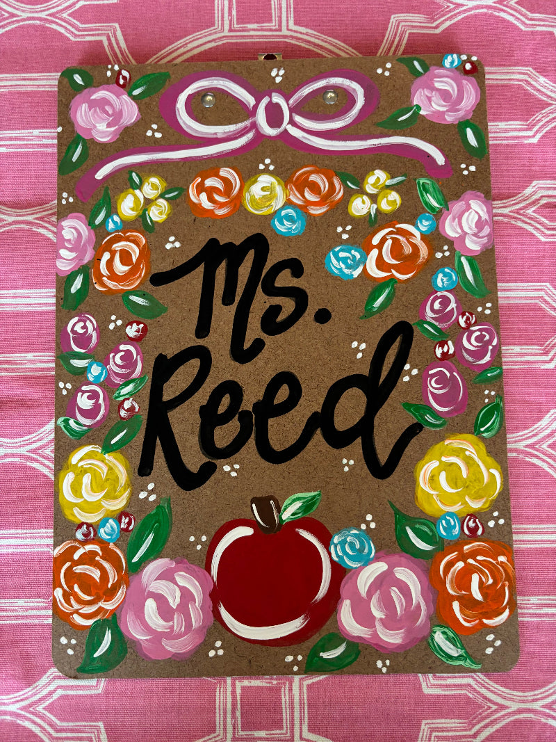 Hand-Painted Clipboards