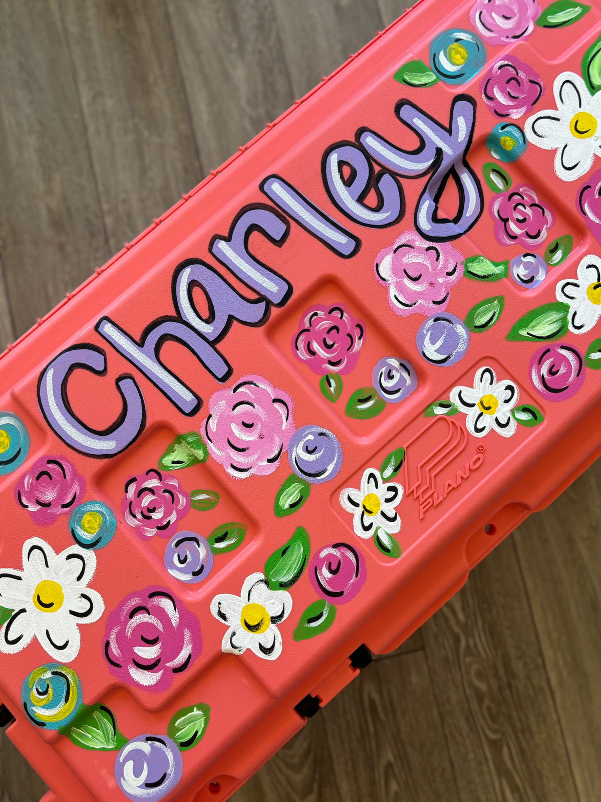 Custom Hand Painted Trunk