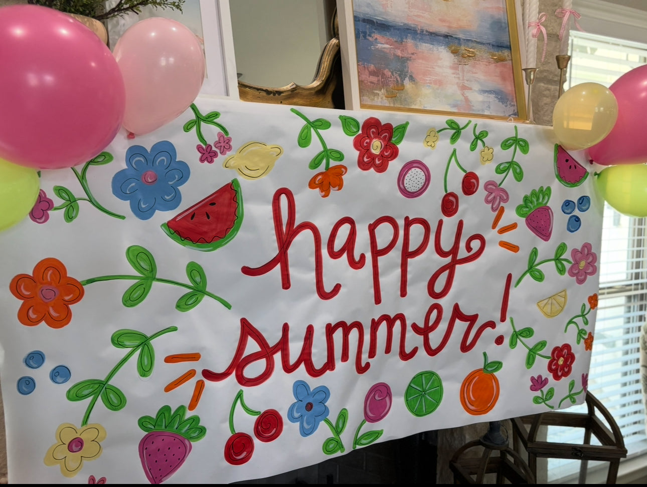 Custom Hand Painted Banner