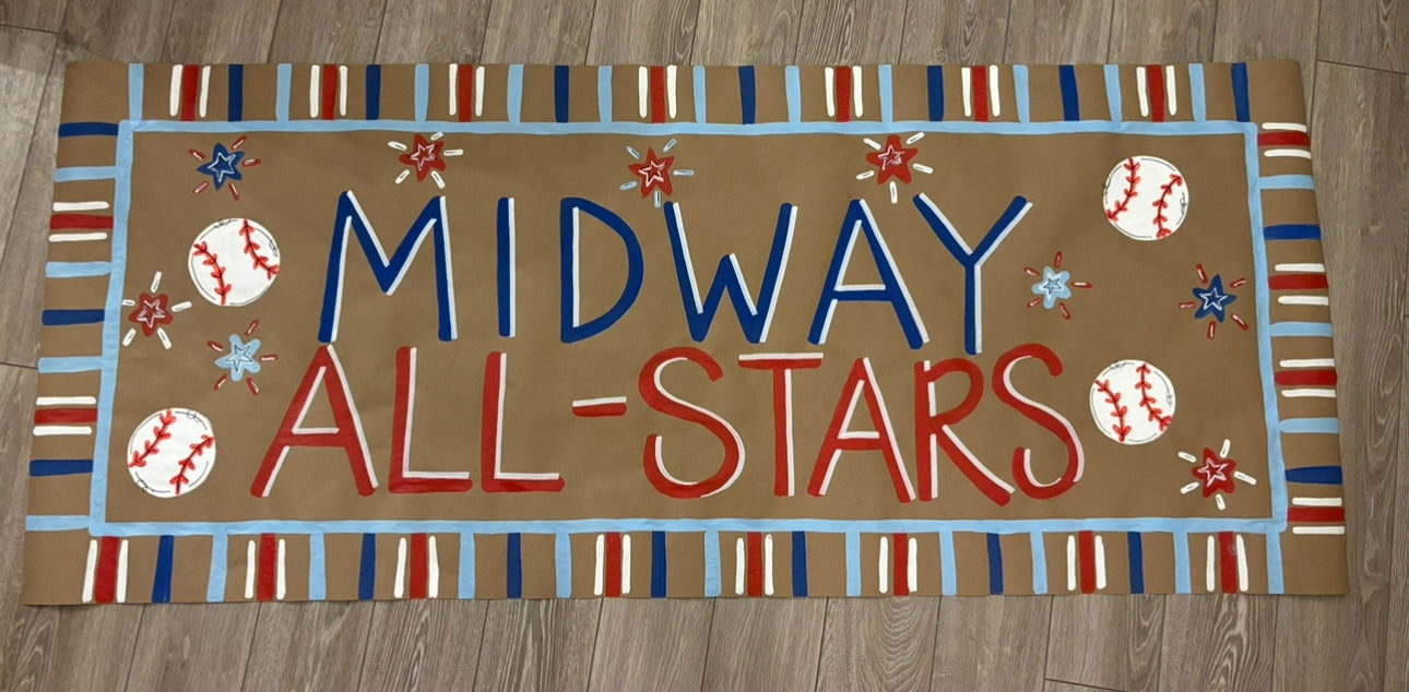 Custom Hand Painted Banner