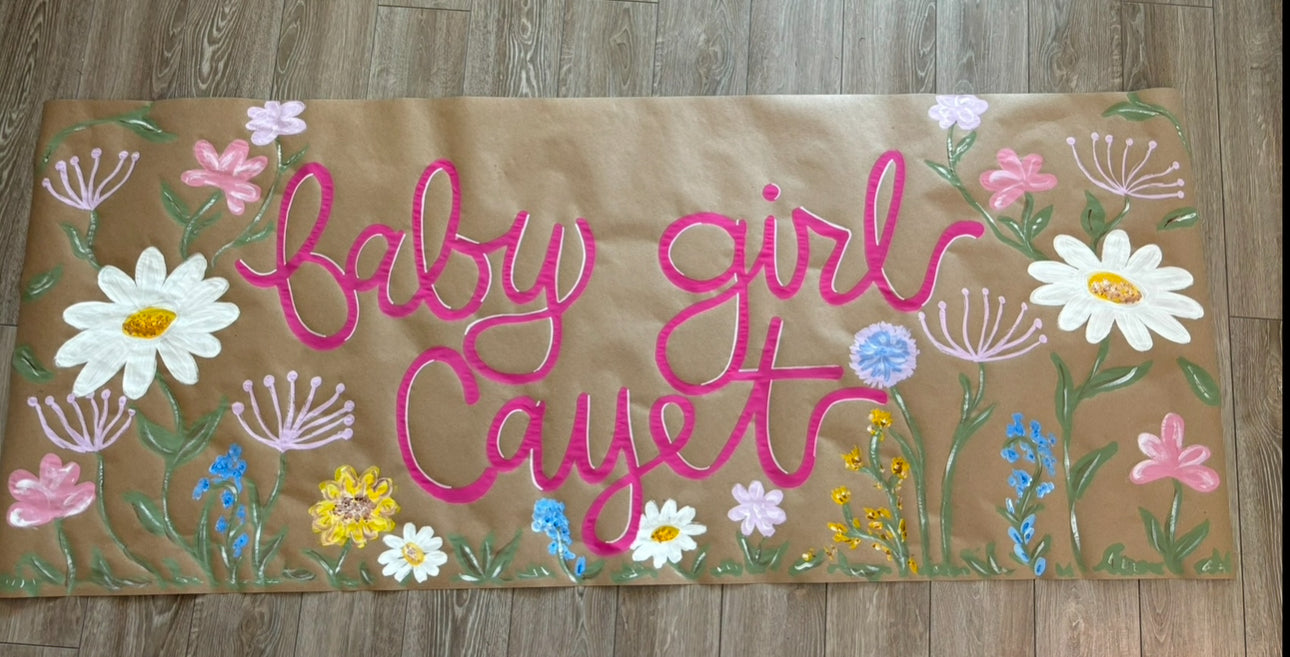 Custom Hand Painted Banner