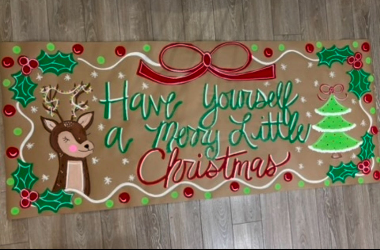 Custom Hand Painted Banner