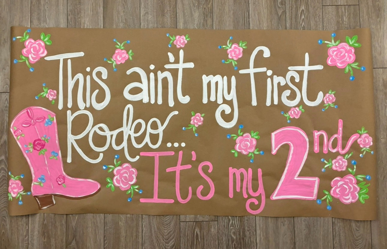 Custom Hand Painted Banner