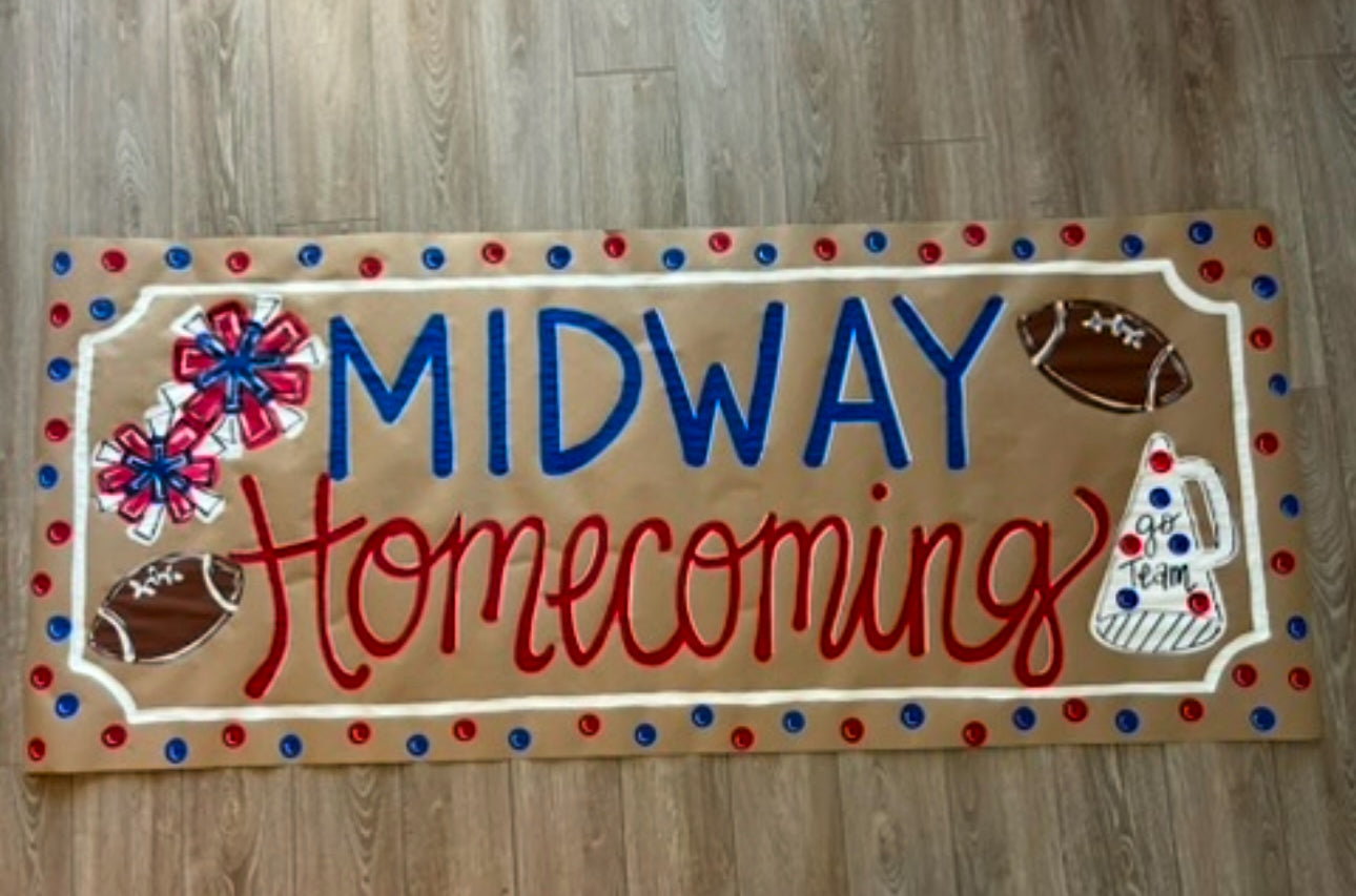 Custom Hand Painted Banner