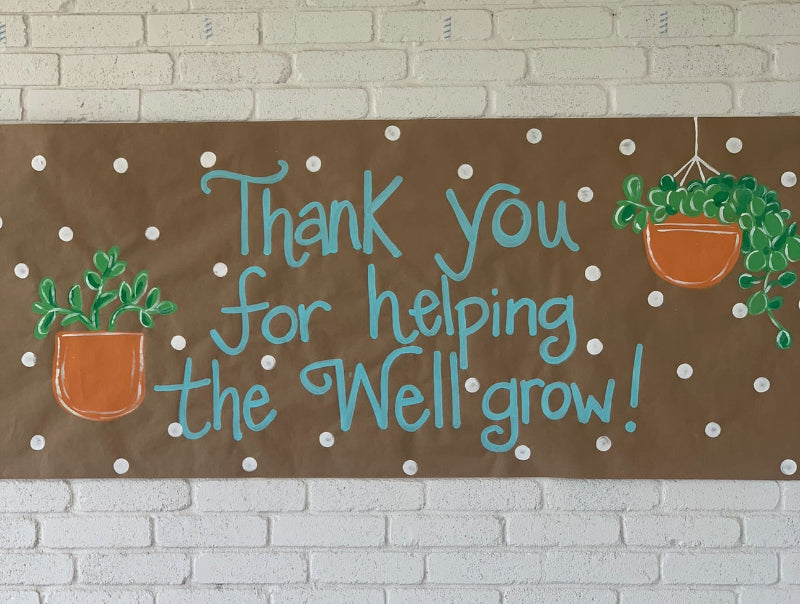 Custom Hand Painted Banner