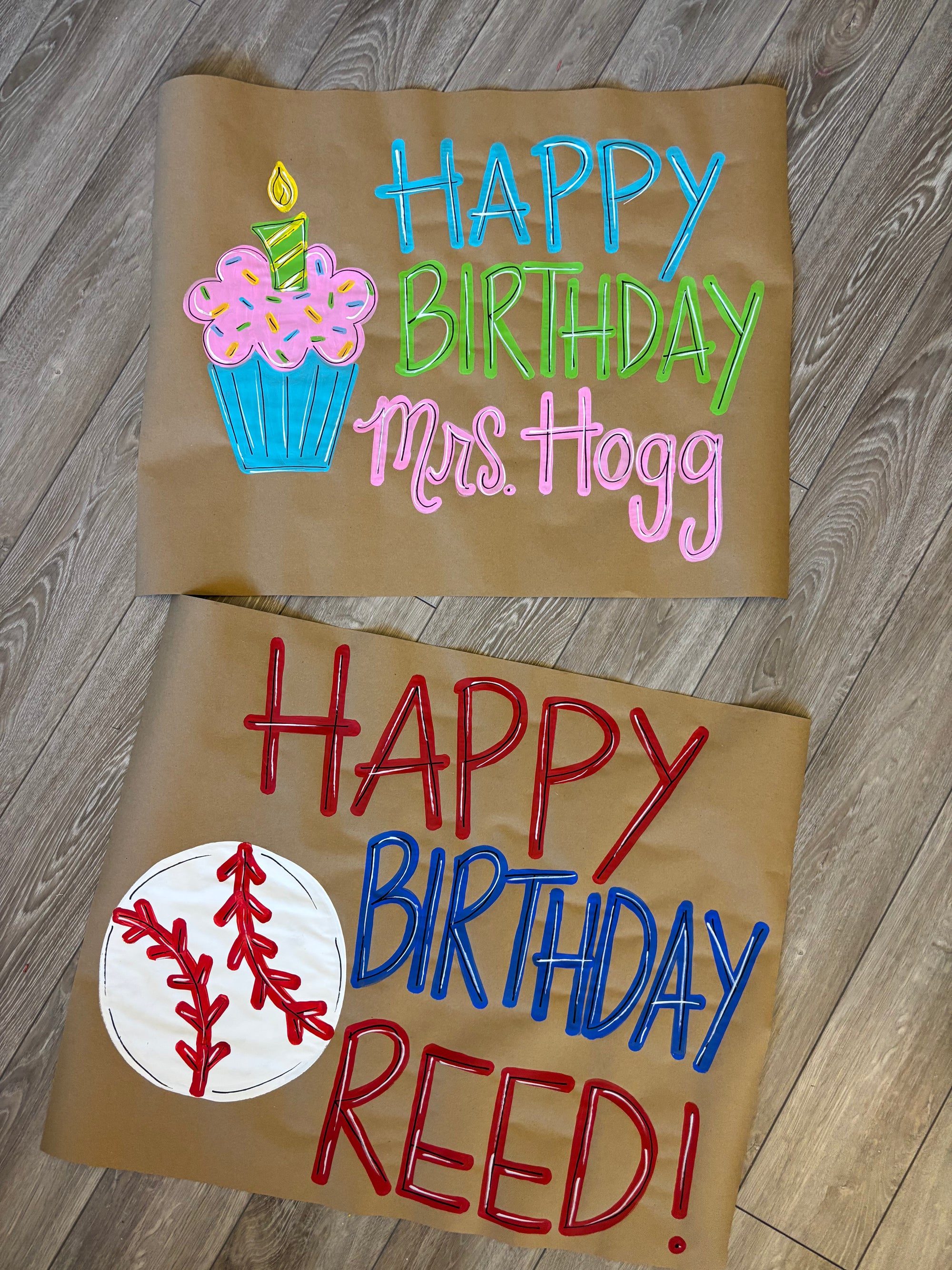 Custom Hand Painted Banner