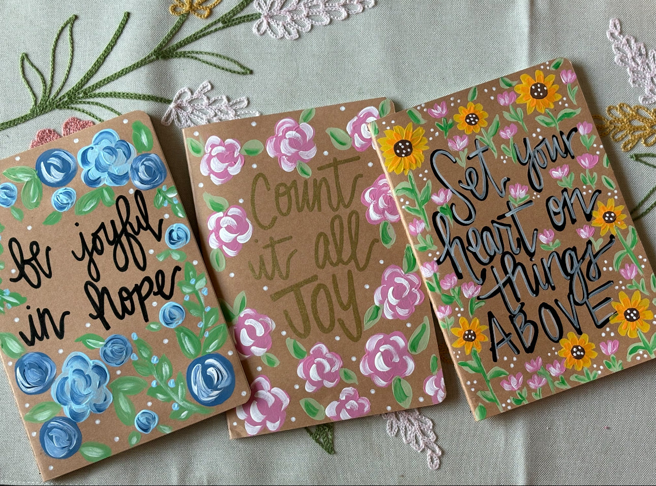 Hand Painted Notebook
