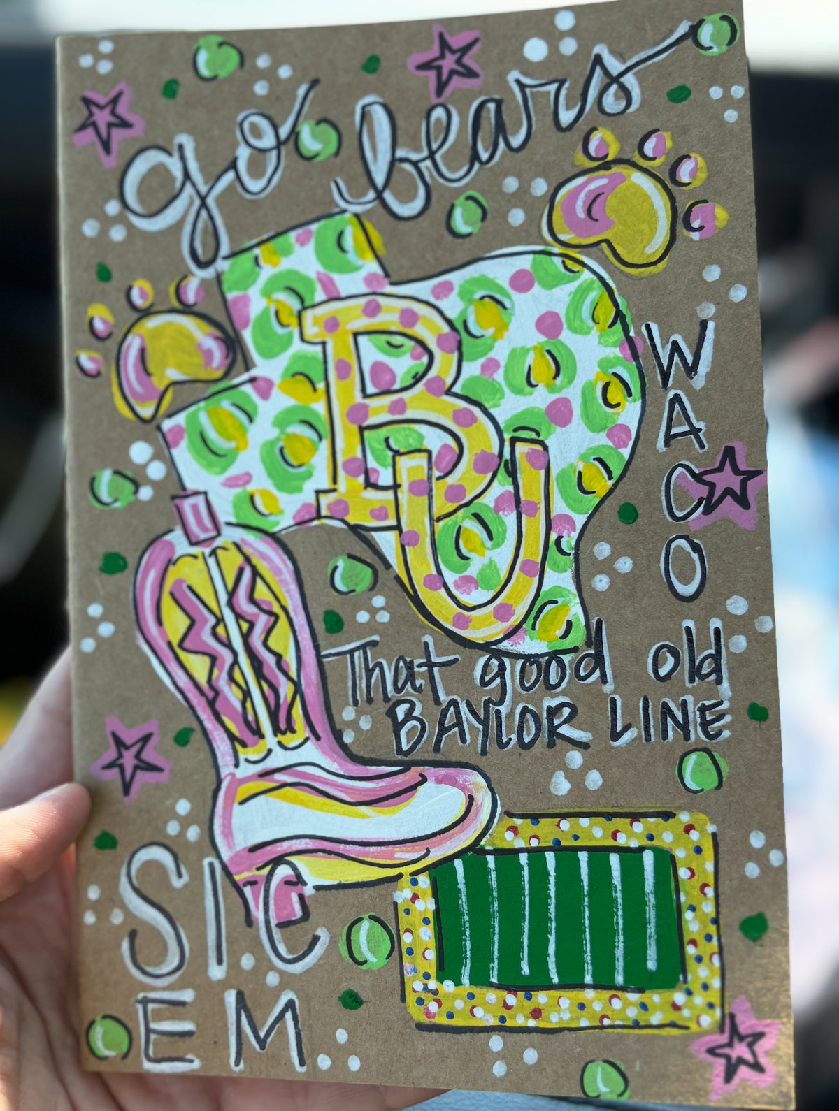 Hand Painted Notebook