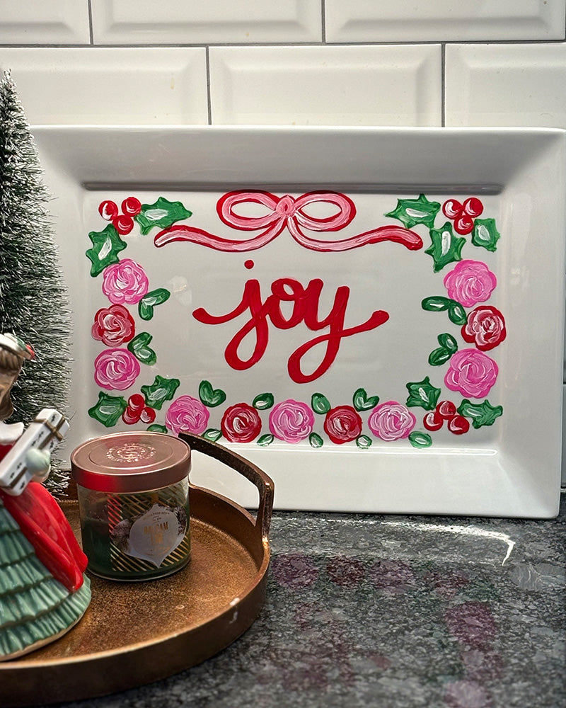 Hand Painter Platter